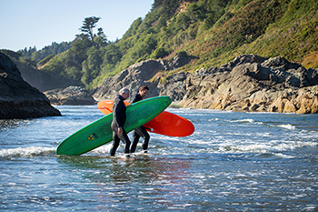 Surfing in Humboldt County